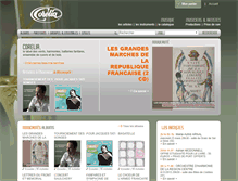 Tablet Screenshot of corelia-musique.com